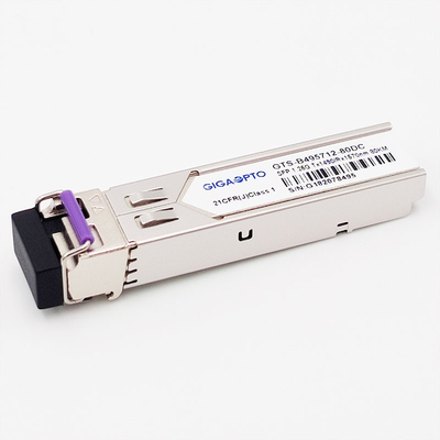 1.25G BiDi SFP 1000BASE-BX TX1490nm/RX1570nm 80km SMF DOM LC 트랜시버 모듈