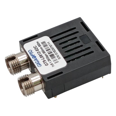 1.25Gbps 1x9 850nm MMF 550m 이중 통신 SC / FC / 거리 송수신기 모듈 LVPECL PECL