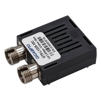 2.5Gbps 1x9 광 전송부 1310nm 10 킬로미터 SMF는 SC FC ST LVPECL PECL 송수신기 모듈을 이중화합니다