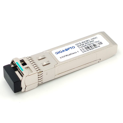 SFP28 양방향 광 송수신기 모듈 10 킬로미터 LC DOM 1270nm-TX/1330nm-RX