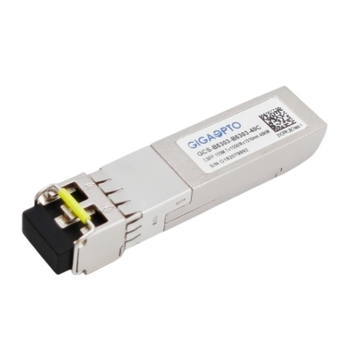100BASE BX CSFP 이원적이 BIDI 40 킬로미터 TX1550nm RX1310nm SM 송수신기 LC DOM
