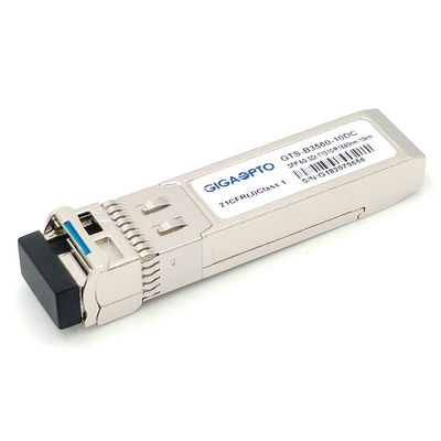 6G SDI SMPTE SFP BIDI LC TX1310nm RX1550nm 10 킬로미터 송수신기 모듈 MSA