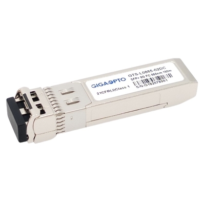 8G 섬유 채널 8GFC SFP+ SW 850nm 파이버 송수신기 모듈 300m DOM LC MMF