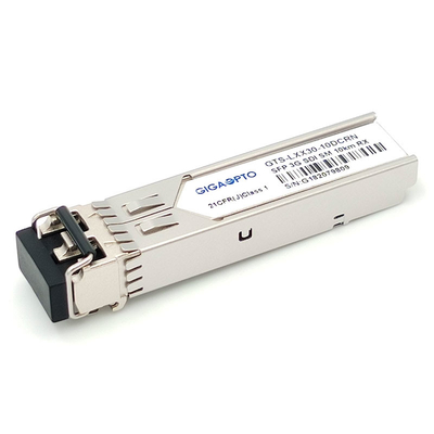3G 화면 단일 수신기 1310nm 10 킬로미터 화면 병적이 패턴 모듈 LC DDM 비 MSA 핀 배치