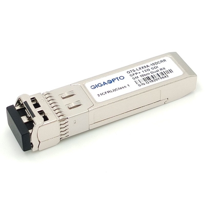 12G SDI SFP+ 이원 수신기들 모듈 10 킬로미터 LC DOM 비 MSA 핀 배치