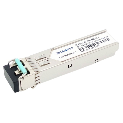 3Gbps SDI 화면 SFP 송수신기 CWDM 단일 송신기 1270nm 1610nm 40 킬로미터 SMF LC DDM MSA