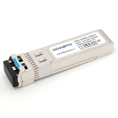 12G SDI CWDM 송신기 SFP+ Tx 1270~1450nm DFB 송신기 20KM LC DOM MSA 핀 배치
