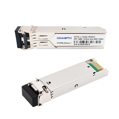 MMF를 위한 100BASE FX SFP SGMII 시스코 GLC-GE-100FX 송수신기 1310nm 2 킬로미터