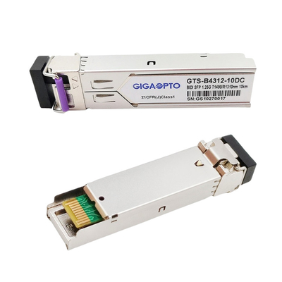 GLC-BX-D를 위한 1000BASE BX 시스코 SFP 비디 송수신기 TX1490nm / RX1310nm SMF 10 킬로미터