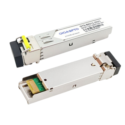 1000BASE BX 시스코 SFP 송수신기 TX1550nm / RX1310nm 20 킬로미터 SMF GLC-BX-20D