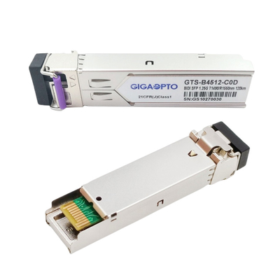 SMF GLC-BX120-U를 위한 1000BASE BX SFP 1490nm / 1550nm 시스코 BIDI 송수신기 LC 120 킬로미터