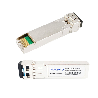 DS-SFP-FC32G-LW를 위한 1310nm 시스코 광섬유 채널 송수신기 32G SFP28 10 킬로미터
