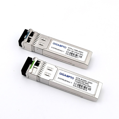 10G SFP+ 광 송수신기 PIN/APD 수신기 1.5W 전력 소비