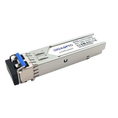 1.25G SFP 1310nm 20 킬로미터 1000BASE-LX/LH SMF 모듈 이중 통신 LC DOM 송수신기