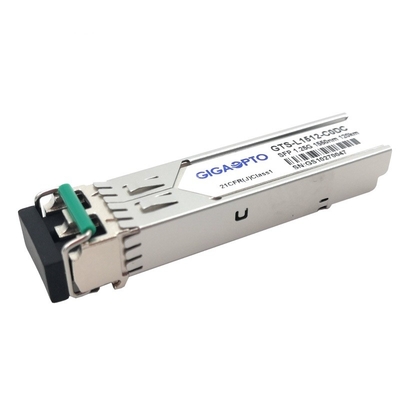 SFP 1.25G 1000BASE EZX 1550nm 120 킬로미터 SMF 광 전송부 이중 통신 LC DOM 모듈