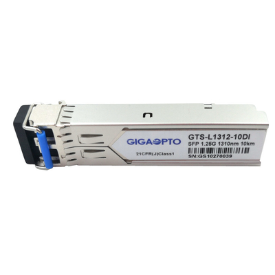 1.25G SFP 550m MMF/10km SMF 1310nm 산업적 DOM LC 송수신기 모듈 1000BASE-LX/LH