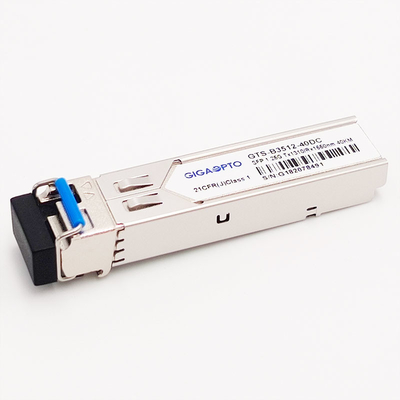 1000BASE-BX 1.25G BIDI SFP TX1310nm/RX1550nm 40km SMF LC DOM 트랜시버 모듈