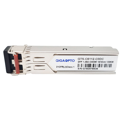 이중 통신 SFP 송수신기 모듈  1.25G 1000BASE CWDM 1270 1610nm 120 킬로미터  LC SMF DOM