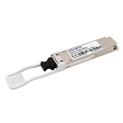 100GBASE ZR4 QSFP28 80 킬로미터 1310nm DOM 두 부분으로 된 LC SMF 광 송수신기 모듈