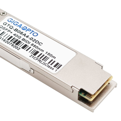 40GBASE SR 비디 QSFP+ 광 전송부 두 부분으로 된 LC 832nm 918nm MMF 모듈 150m DOM