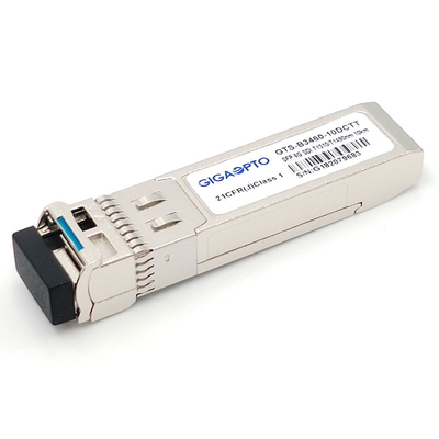 6G SDI SMPTE SFP TX1310nm TX1490nm 10 킬로미터 SMF BIDI LC 2중 송신기 모듈 논-MSA