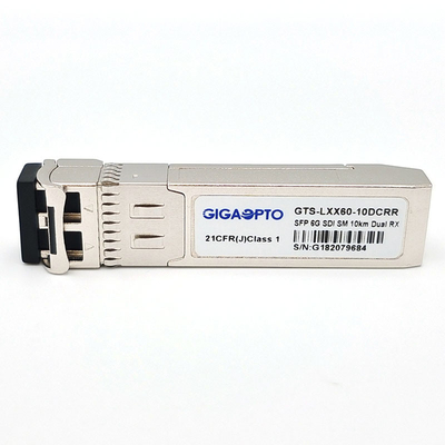 6G SDI SMPTE SFP 핀 10 킬로미터 SMF는 LC 이원 수신기들 모듈 논-MSA를 이중화합니다