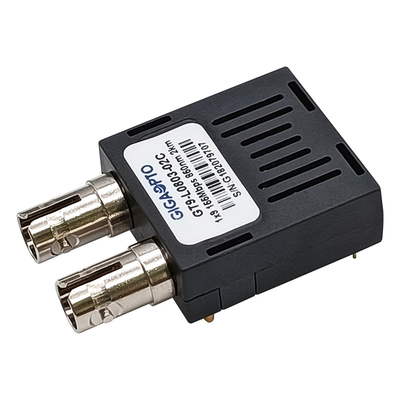 155Mbps 1x9 광 전송부 2 킬로미터 MMF 두 부분으로 되 SC FC ST 850nm 송수신기 LVPECL PECL