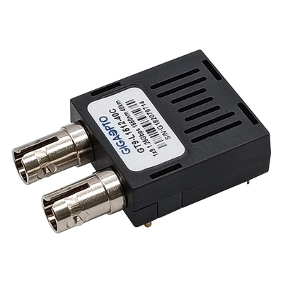 1x9 단일 파이버 LVPECL PECL 모듈 SMF 1.25Gbps 1550nm 40 킬로미터 두 부분으로 된 SC FC ST