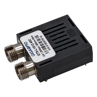 1x9 단일 파이버 LVPECL PECL 모듈 SMF 1.25Gbps 1550nm 40 킬로미터 두 부분으로 된 SC FC ST