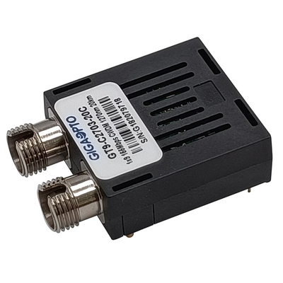 1x9 155Mbps CWDM 1270nm 1610nm 20 킬로미터는 SC ST FC SMF 송수신기 모듈을 이중화합니다