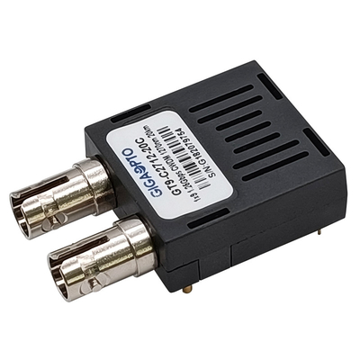 CWDM 1x9 송수신기 1.25Gbps 1270nm 1610nm 20 킬로미터는 SC ST FC SMF PECL LVPECL 송수신기 모듈을 이중화합니다