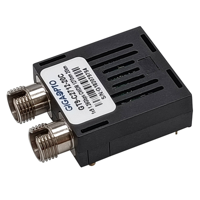 CWDM 1x9 송수신기 1.25Gbps 1270nm 1610nm 20 킬로미터는 SC ST FC SMF PECL LVPECL 송수신기 모듈을 이중화합니다