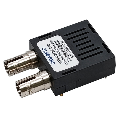DFB 1x9 광 전송부 2.5Gbps CWDM 1270nm 1610nm 20 킬로미터 두 부분으로 된 SC ST FC SMF 모듈