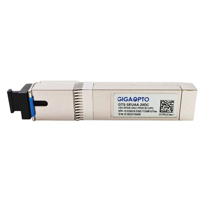 10G 에폰 SFP 모듈 ONU SFP+ 대칭적 PR30 TX1270nm 10.3G RX1577nm 10.3G SC UPC 송수신기 모듈