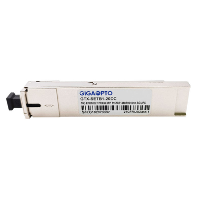 OLT 비대칭이 에폰 XFP 모듈 1.25G SM 20 킬로미터 1310nm PRX30 XFP T1577nm 10.3G T1490nm 1.25G