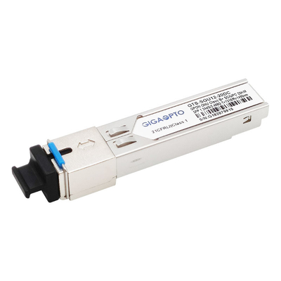 ONU ONT 클래스 B+ GPON SFP 송수신기 TX1.244G/RX2.488G 1310nm TX 1490nm RX SC UPC 20 킬로미터 DDM