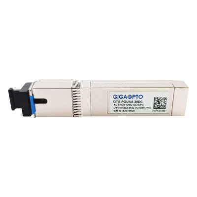 9.953Gbps XGS PON ONU SFP+ 송수신기 모듈 1270nm 1577nm SMF SC APC 20 킬로미터 DOM