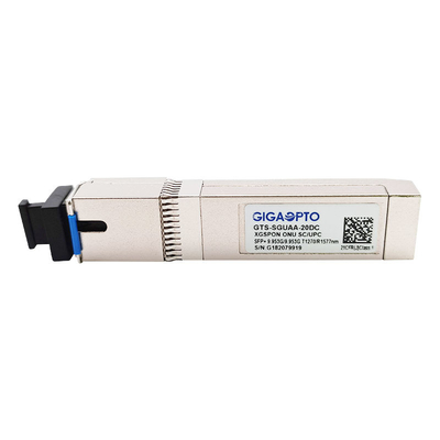 9.953Gbps XGS PON ONU GPON SFP 송수신기 1270nm 1577nm SMF SC UPC 20 킬로미터 DOM