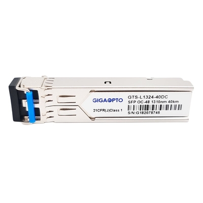 SMF LC DOM 다른 광 송수신기 모듈 OC-48 STM-16 LR-1 2.5Gbps SFP 1310nm 40 킬로미터