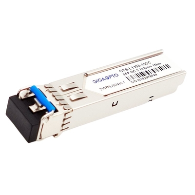 155Mbps SFP OC-3/STM-1 IR-1 15 킬로미터 1310nm 두 부분으로 된 LC SMF DOM 송수신기 모듈