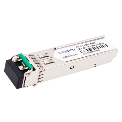 OC-12/STM-4 622Mbps 1550nm 40 킬로미터 SFP 송수신기 모듈 SMF DOM 두 부분으로 되 LC