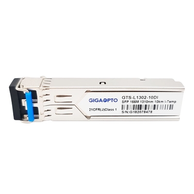 155Mbps 1310nm 10 킬로미터 100BASE LX SFP 광 전송부 인더스트리얼 SMF 두 부분으로 되 LC DOM