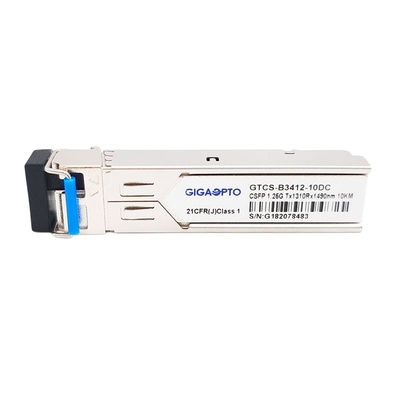 2 채널 비디 CSFP 1000BASE BX SFP 광 송수신기 모듈 LC SMF