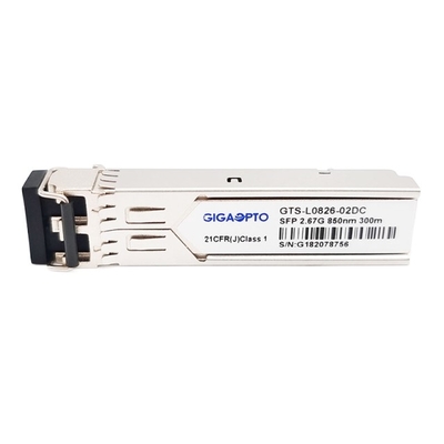 2G SFP 850nm MMF 300m 광섬유 채널 모듈  송수신기 모듈 DOM 두 부분으로 된 LC