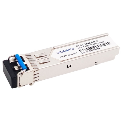 SFP 4G 광섬유 채널 모듈 1310nm SMF 4 킬로미터는 LC DOM 광 전송부를 이중화합니다