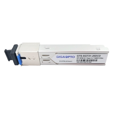 20KM OLT GPON SFP 송수신기 클래스 C++ 1490nm TX 1310nm RX SC UPC DDM