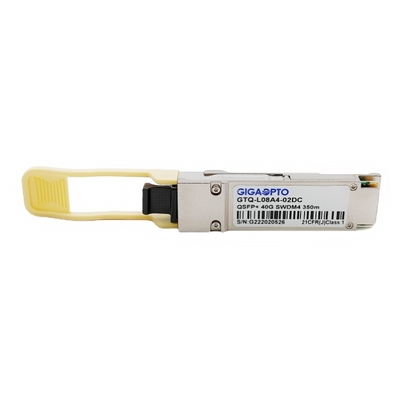 40GBASE SWDM4 QSFP+ 850nm~940nm MMF 광 전송부 350m DOM 두 부분으로 된 LC