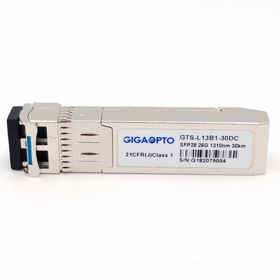 SFP28 30 킬로미터 25GBASE ER 가볍 SMF 1310nm 광 송수신기 모듈 이중 통신 LC DOM