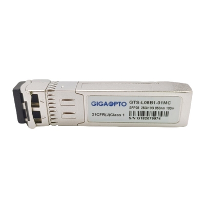 이중 전송율 10G 25GBASE-SR SFP28 광 전송부 MMF 850nm 100m 광 전송부 모듈 LC DOM