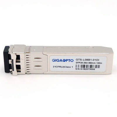 데이타 센터 텔레콤을 위한 산업적 MMF 850nm 100m 25G SFP 송수신기 모듈